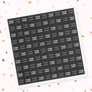 Any Two Logos or Images Repeating Pattern Napkin