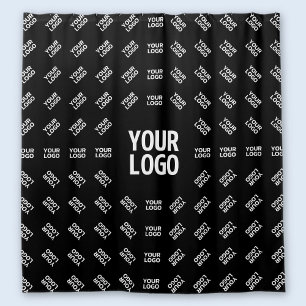 Any Uploaded Image Design or Logo Unique Patten Shower Curtain
