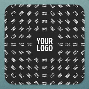 Any Uploaded Image Design or Logo   Unique Patten Square Sticker