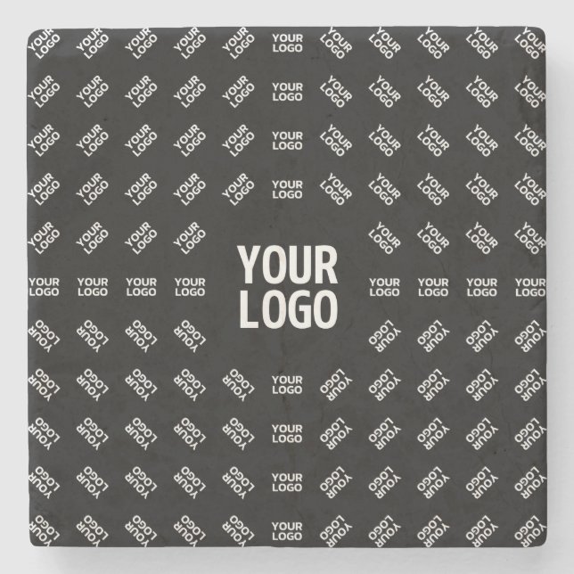 Any Uploaded Image Design or Logo | Unique Patten Stone Coaster (Front)