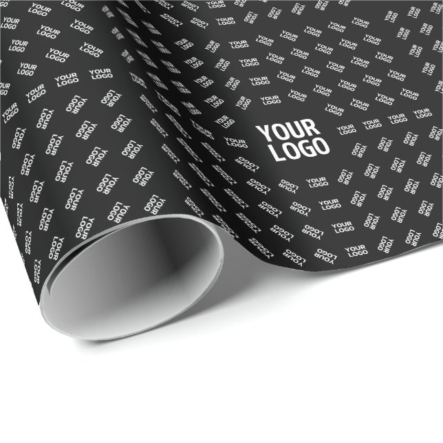 Any Uploaded Image Design or Logo | Unique Patten Wrapping Paper (Roll Corner)