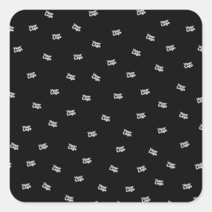 Any Uploaded Image, Design or Your Logo Randomised Square Sticker