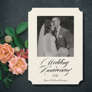 Any Wedding Anniversary Photo Invitation
