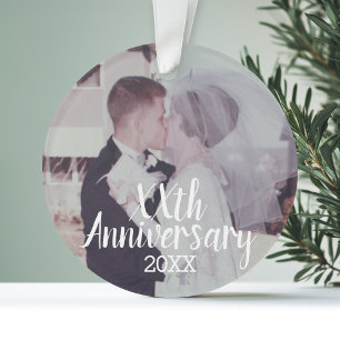 Any Wedding Anniversary - with Full Photo Ornament