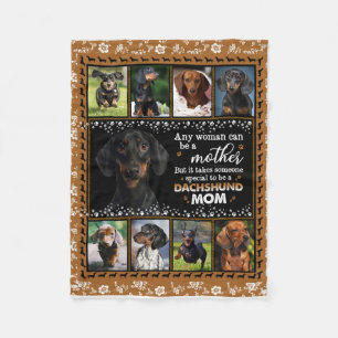 Any Woman Can Be A Dachshund Mum Dog Love Blanket