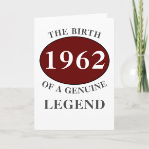 Any Year Born In Monogram Add Your Name Birthday Card