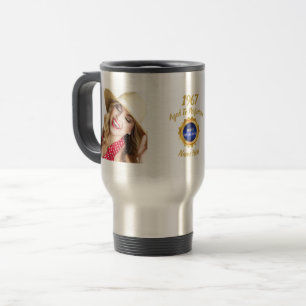 ANY Year Born PHOTO AWARD Him or Her Personalised Travel Mug