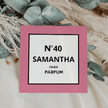 ANY YEAR Designer Perfume Bottle Birthday