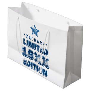 Any Year Limited Edition Grunge Text A01 Large Gift Bag