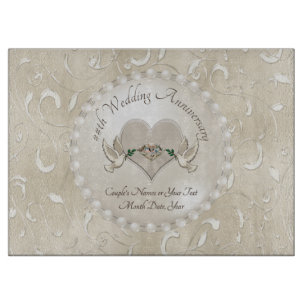 Any Year Personalised Anniversary Gifts for Wife Cutting Board