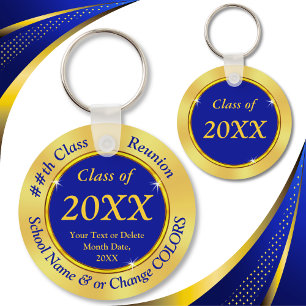 Any YEAR, Personalised Class Reunion Gifts, CHEAP Key Ring