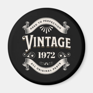 Any Year Vintage Birthday Magnet