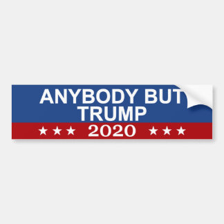 Anybody But Trump 2020 Bumper Sticker