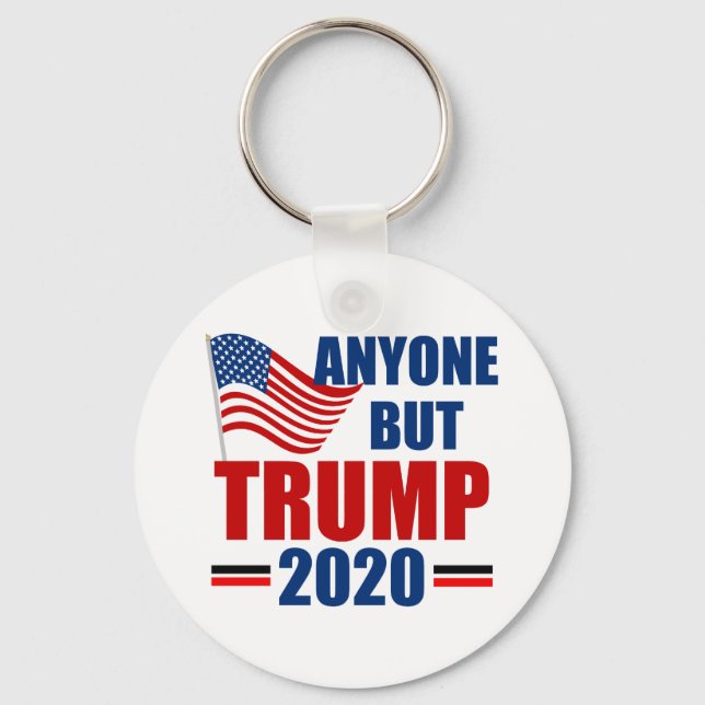 Anyone But Donald Trump 2020 Key Ring (Front)
