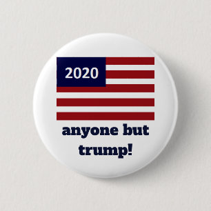 anyone but him 6 cm round badge