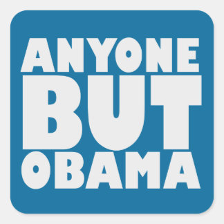 Anyone But Obama Sticker