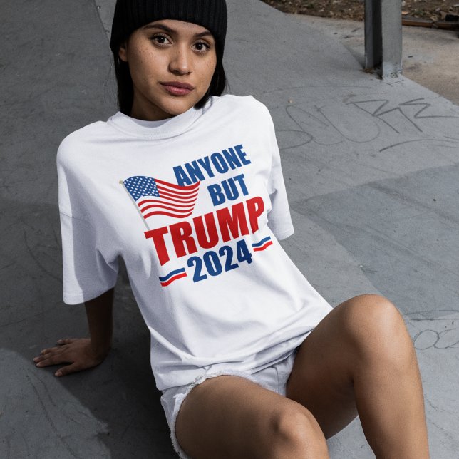 Anyone But Trump Funny 2024 Election T-Shirt (Creator Uploaded)