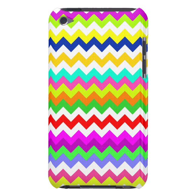 Anything But Grey Chevron iPod Touch Case (Back)