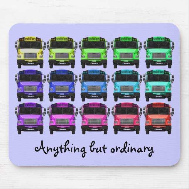 Anything but ordinary (Purple) Mouse Mat (Front)