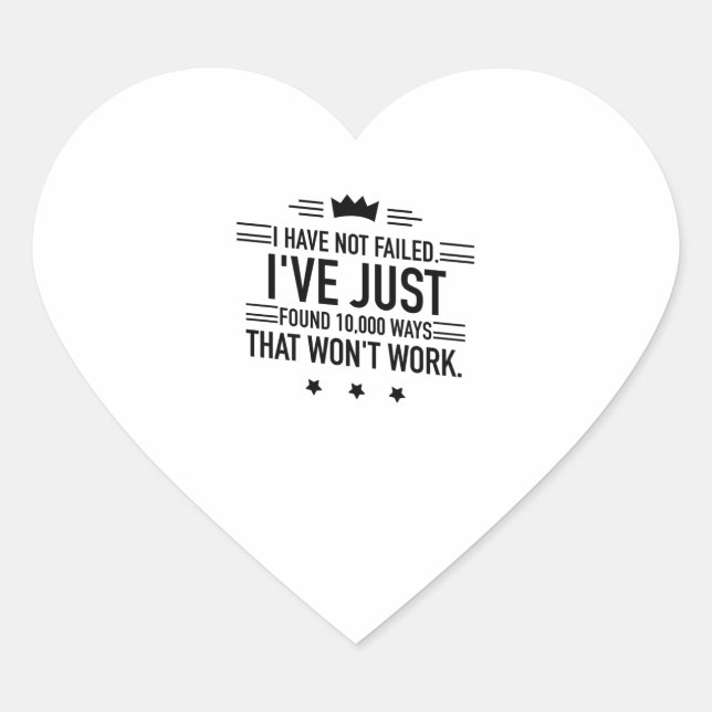 Anything is possible black (2) heart sticker (Front)
