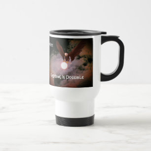 Anything Is Possible Eagle Inspirational  Travel Mug