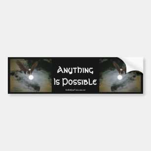 Anything Possible Eagle Inspiration Bumper Sticker