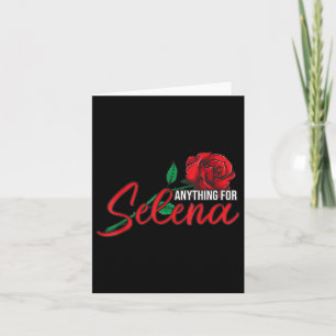 Anything Selenas, Roses, Queen Of Tejano, Selenas  Card