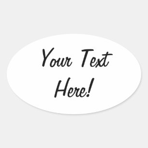 ANYTHING Stickers  Add your Own Text!