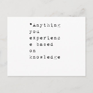 Anything you experience -large.pdf postcard