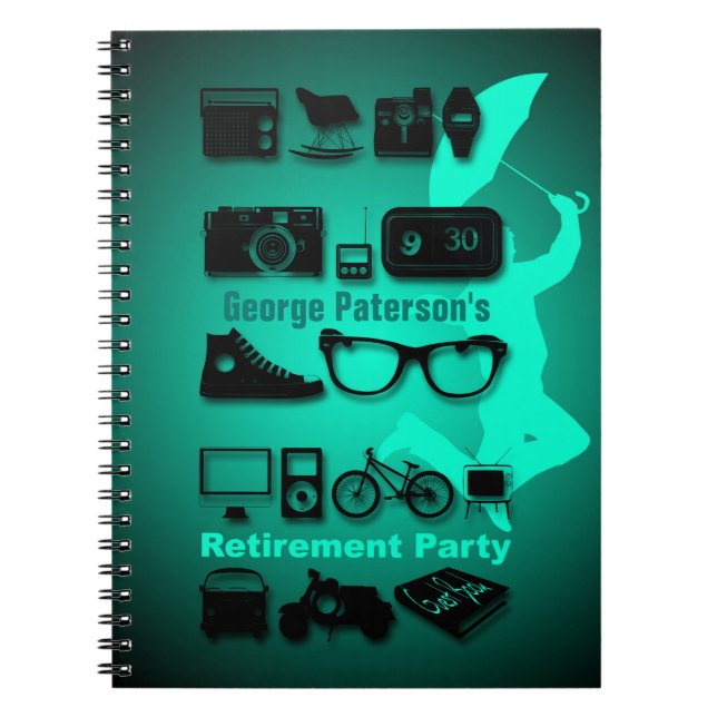 Anything you like 1 Retirement Party Guest Book (Front)