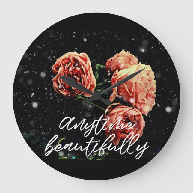 Anytime Beautifully Large Clock (Front)