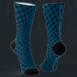 Anytime Meeple Black Art Crew Socks<br><div class="desc">Who says meeples are only for game night? If you want to show off your love of board games in a more subtle way, these socks are for you! You can wear them anytime for any occasion. Perfect for the wedding party that wants just a touch of gaming in their...</div>