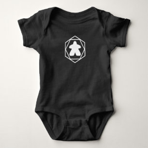 Anytime Meeple White Art Baby Shirt