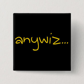 anywiz 15 cm square badge