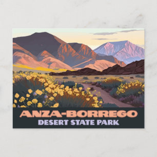 Anza Borrego Desert State Park California Postcard