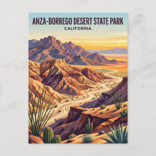 Anza-Borrego Desert State Park California Postcard
