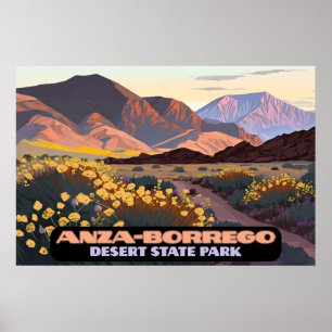 Anza Borrego Desert State Park California Poster