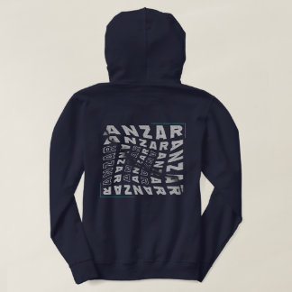 Anzar Streetwear Twisted Typography Amazigh Hoodie