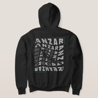 Anzar Streetwear Twisted Typography Amazigh Hoodie