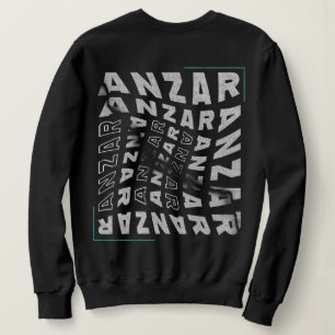 Anzar Streetwear Twisted Typography Amazigh Sweatshirt