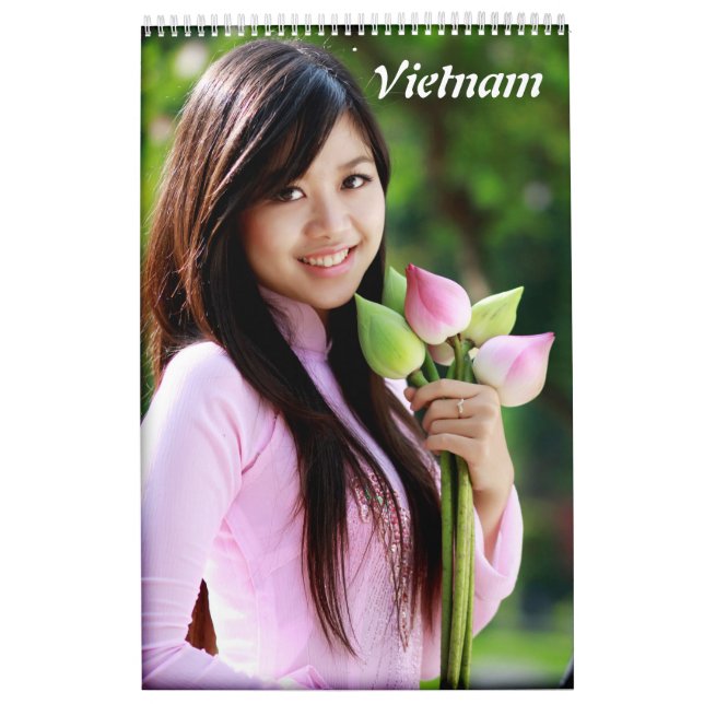 Ao Dai Vietnam Calendar (Cover)