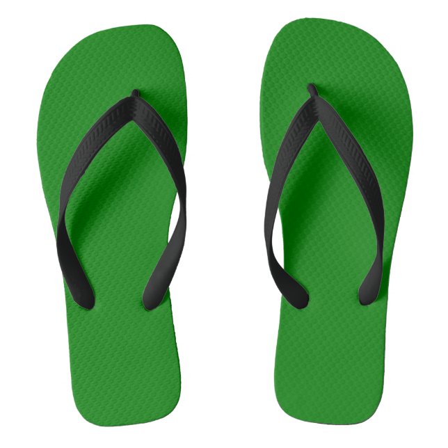 Ao (English) (solid colour)  Flip Flops (Footbed)