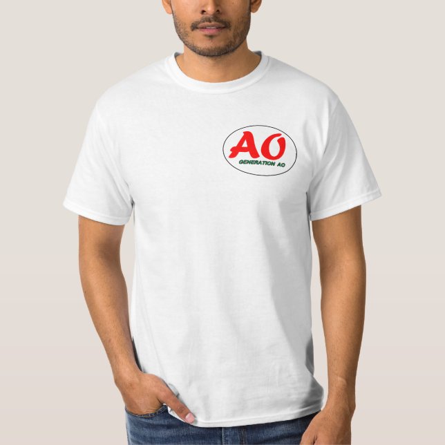 AO generation T-shirt logo (Front)