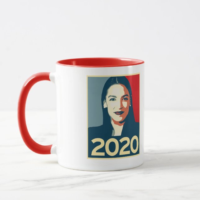 AOC 2020 Propaganda Mug (Left)