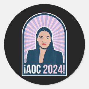 Aoc 2024 American Vintage Classic Round Sticker