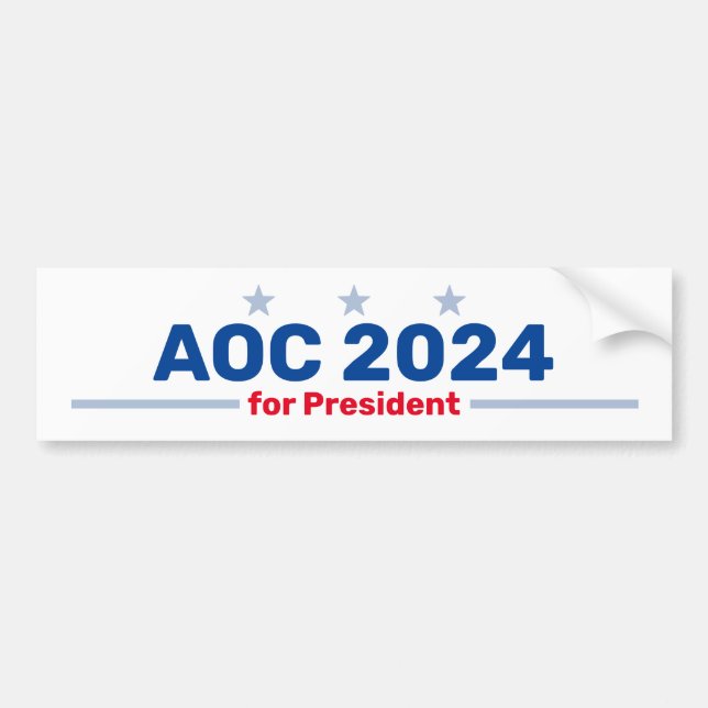 AOC 2024 bumper sticker (Front)