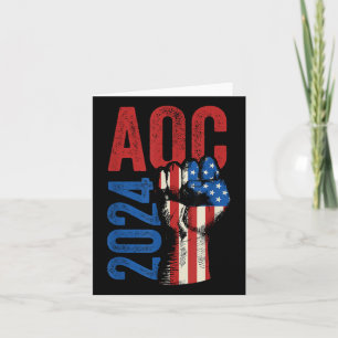 Aoc 2024 For President Alexandria Ocasio Cortez El Card