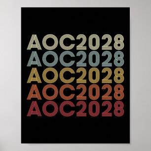 Aoc 2028 A.o.c. 2028 For President Aoc 28 Election Poster