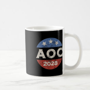 Aoc 2028 Election Retro  Coffee Mug
