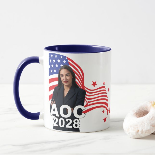 AOC 2028 MUG (With Donut)